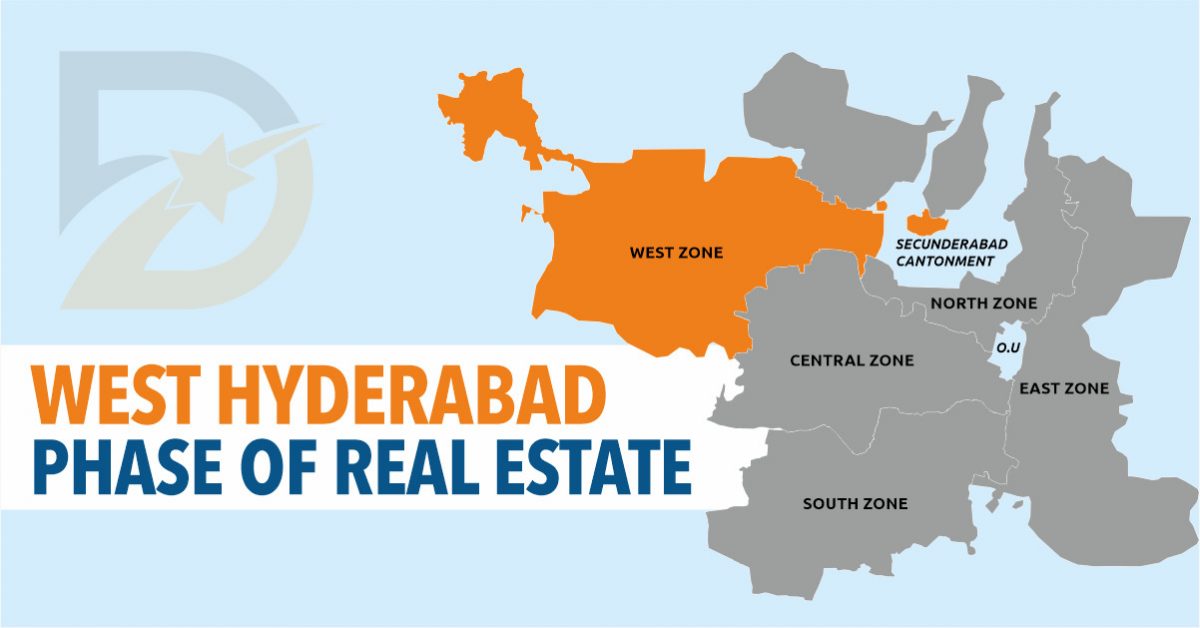 Hyderabad Map With Zones West Hyderabad – Phase Of Real Estate - Dhruva Projects Blog