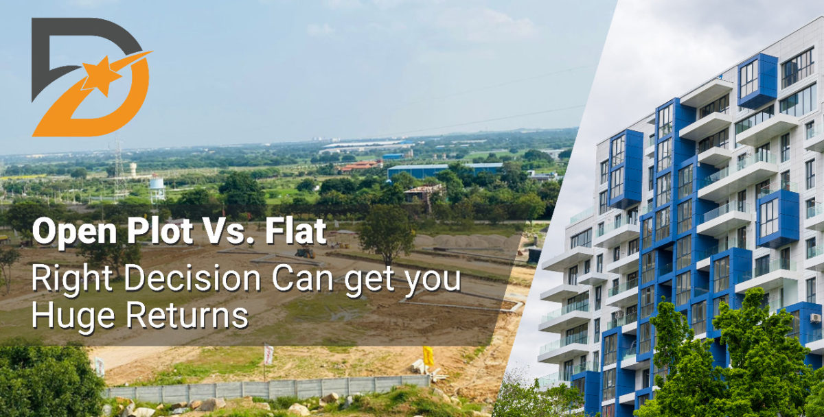 Open Plot Vs. Flat – Right Decision Can get you Huge Returns